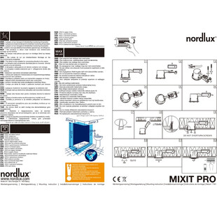Oprawa "oczko" Mixit Pro IP23 8,5cm biała - Nordlux | Sklep z lampami