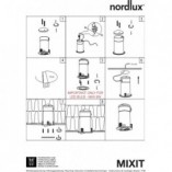 Oprawa Mixit IP23 Nordlux - Stal Szczotkowana | Downlight GU10