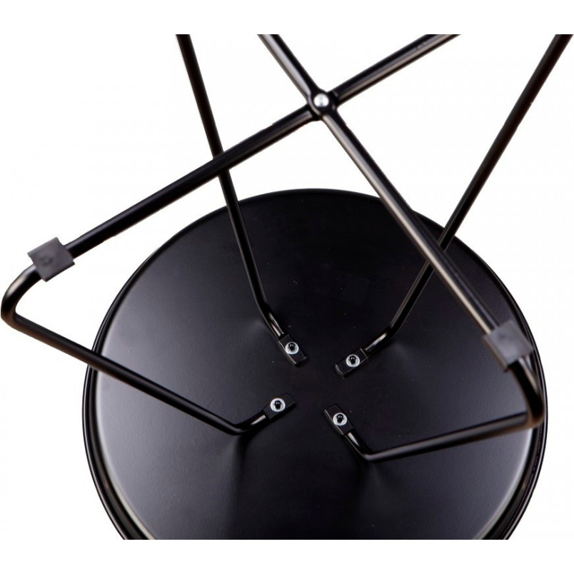 Stolik metalowy Rod 63cm czarny Nordifra - Skandynawski Design