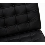 Sofa pikowana BA2 150cm czarna D2.Design - Elegancki Design