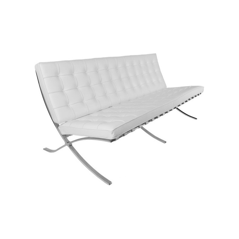 Sofa pikowana biała BA3 D2.Design | Nowoczesny design