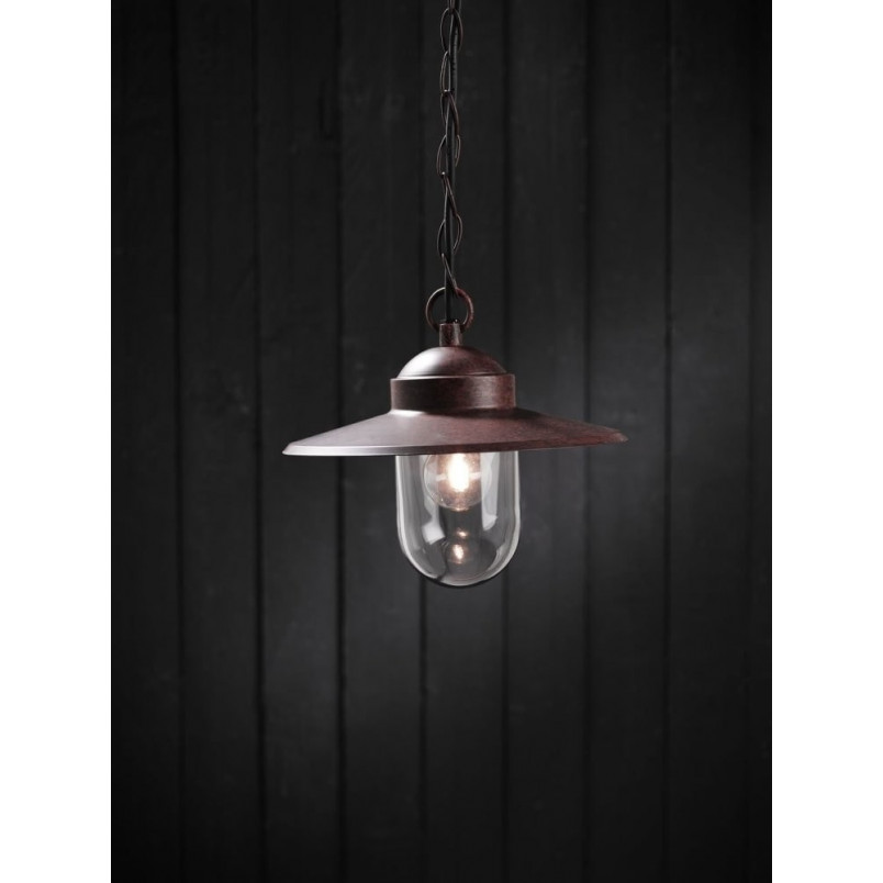 Lampa Ogrodowa Wisząca Luxembourg Rdzawa | Nordlux