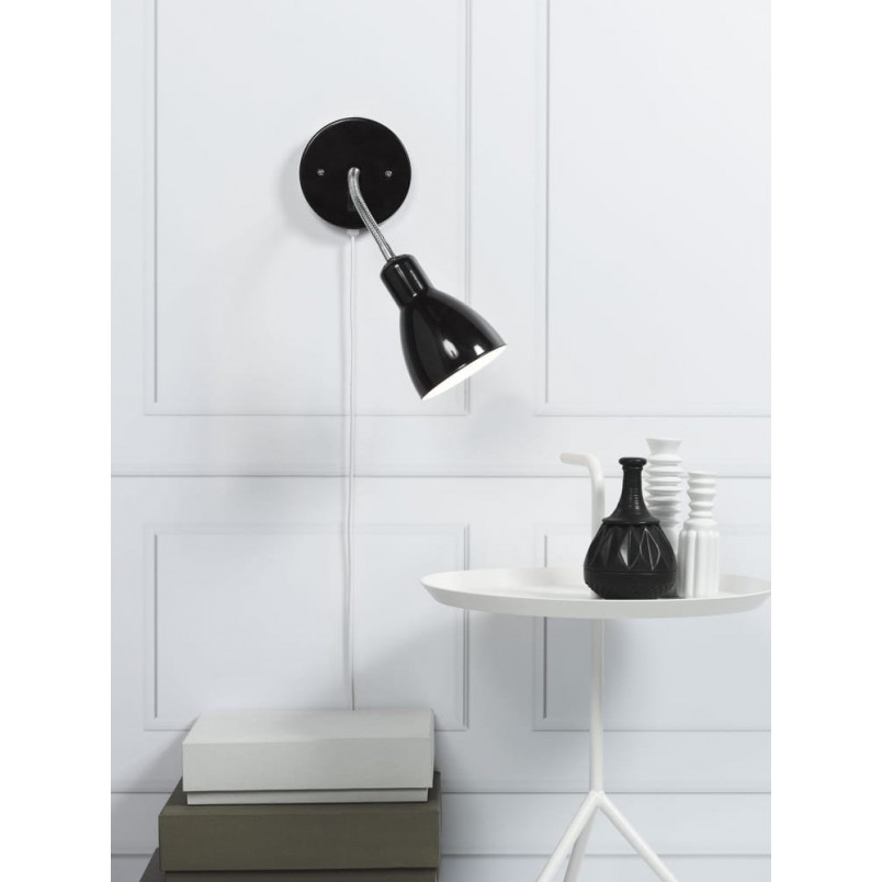Kinkiet Regulowany Cyclone Czarny | Nordlux - Sklep z Lampami