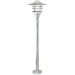 Lampa Ogrodowa Nordlux Agger | Srebrna, Stal Galwanizowana