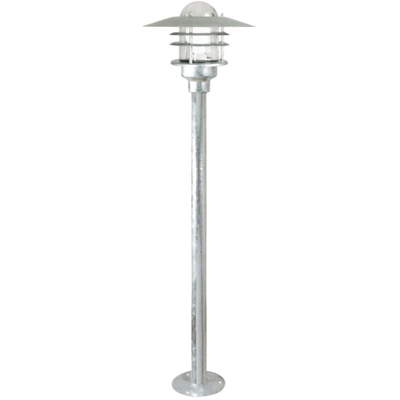 Lampa Ogrodowa Nordlux Agger | Srebrna, Stal Galwanizowana