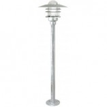 Lampa Ogrodowa Nordlux Agger | Srebrna, Stal Galwanizowana