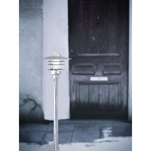 Lampa Ogrodowa Nordlux Agger | Srebrna, Stal Galwanizowana