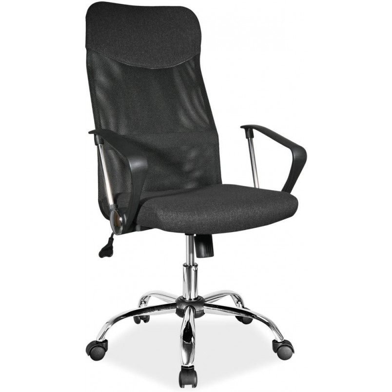 Fotel obrotowy Signal Q-025 czarny - Komfort i ergonomia