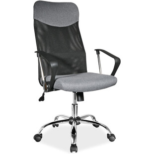 Fotel obrotowy Signal Q-025 szary/czarny - Komfort i ergonomia