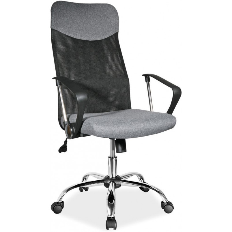 Fotel obrotowy Signal Q-025 szary/czarny - Komfort i ergonomia