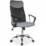 Fotel obrotowy Signal Q-025 szary/czarny - Komfort i ergonomia