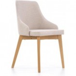 Krzesło Toledo Halmar: Komfort i Styl | Dąb Miodowy, Beż