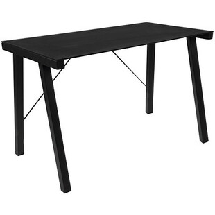 Biurko szklane industrialne Typhoon 125cm czarne Actona | Kup online