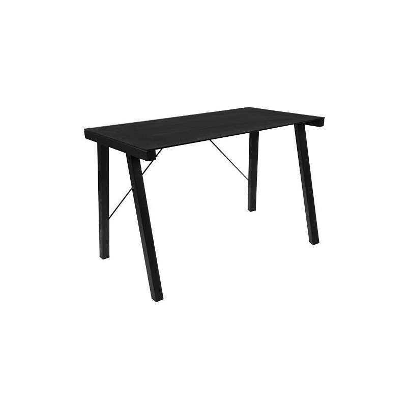 Biurko szklane industrialne Typhoon 125cm czarne Actona | Kup online
