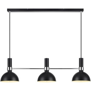 Lampa wisząca Larry III | Markslojd | Czarna, 3-punktowa