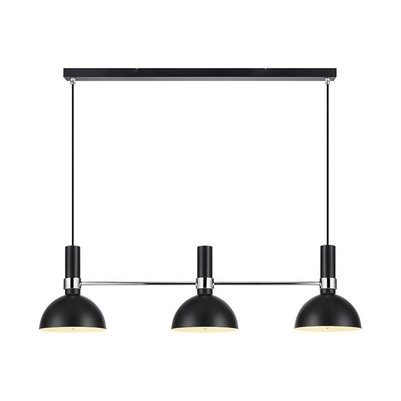 Lampa wisząca Larry III | Markslojd | Czarna, 3-punktowa