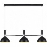 Lampa wisząca Larry III | Markslojd | Czarna, 3-punktowa