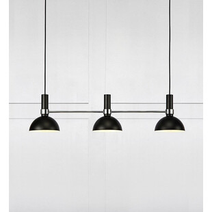 Lampa wisząca Larry III | Markslojd | Czarna, 3-punktowa
