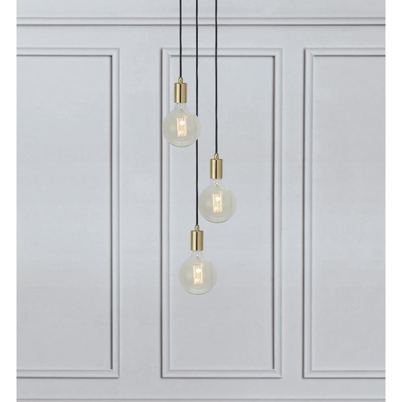 Lampa wisząca Sky Round 3x E27 złota | Markslojd