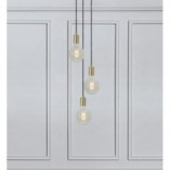 Lampa wisząca Sky Round 3x E27 złota | Markslojd