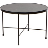 Stolik kawowy loft Tre 60cm Nordifra - Marmur i Czarny