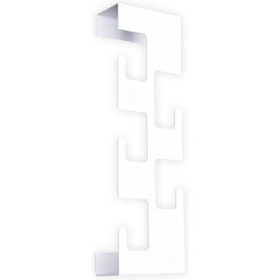 Wieszak ścienny Zip biały Intesi | Nowoczesny design