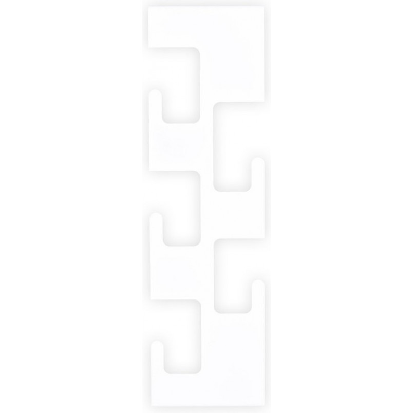 Wieszak ścienny Zip biały Intesi | Nowoczesny design