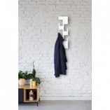 Wieszak ścienny Zip biały Intesi | Nowoczesny design