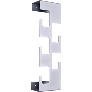 Wieszak ścienny metalowy Zip szary Intesi - Nowoczesny design