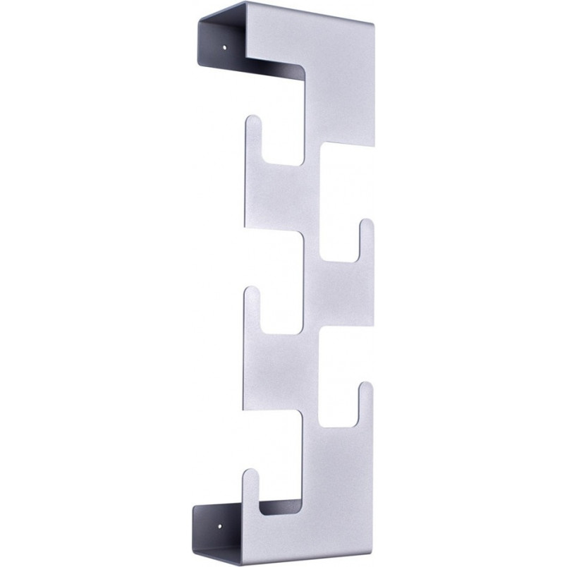 Wieszak ścienny metalowy Zip szary Intesi - Nowoczesny design