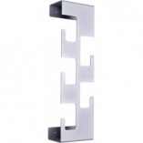 Wieszak ścienny metalowy Zip szary Intesi - Nowoczesny design