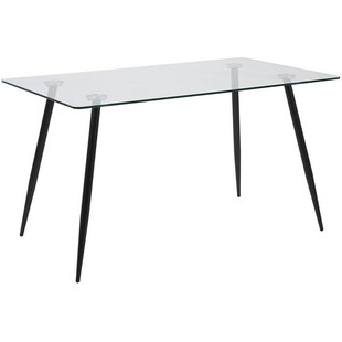Stół szklany Actona Wilma 140x80cm - Elegancki design | Sklep meblowy