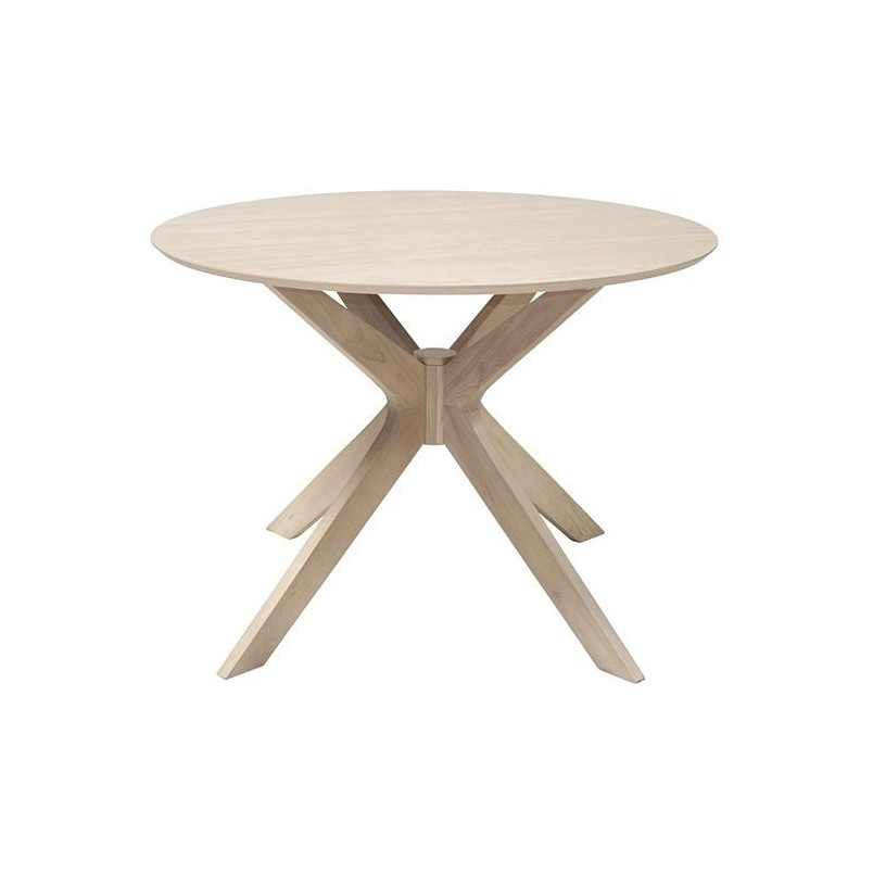 Stół drewniany Actona Duncan | Okrągły, dąb 105cm - Kup Teraz!