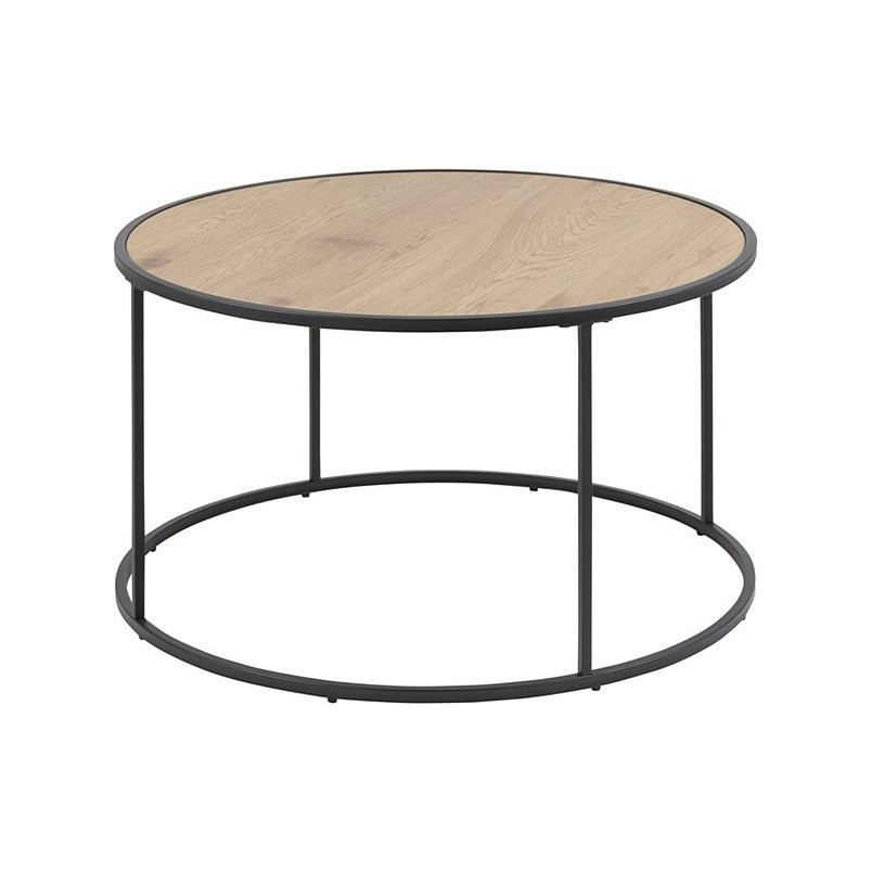 Stolik kawowy Actona Seaford | Loft, dąb, 80cm | Kup online