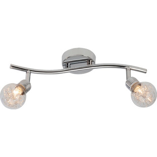 Plafon szklany Brilliant Bulb II chrom | Lampa glamour