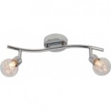 Plafon szklany Brilliant Bulb II chrom | Lampa glamour
