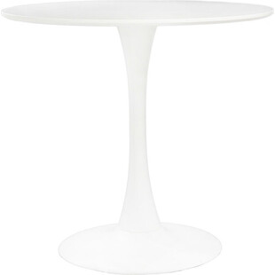Stół okrągły biały Simplet Skinny 80cm - Elegancki design