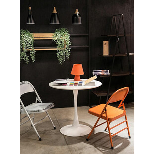 Stół okrągły biały Simplet Skinny 80cm - Elegancki design