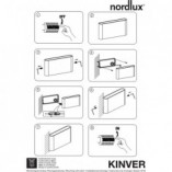 Kinkiet zewnętrzny Nordlux Kinver LED biały | Sklep z lampami