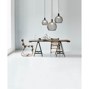 Lampa wisząca czarna AVER - Design For The People | Loftowa Kula