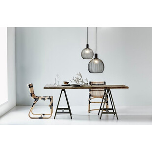 Lampa wisząca czarna AVER - Design For The People | Loftowa Kula