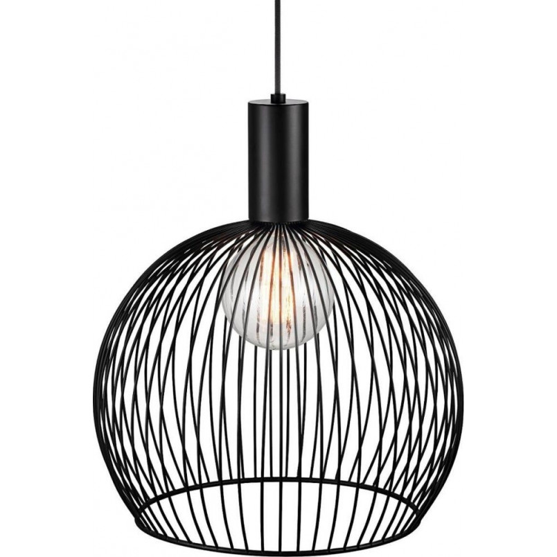 Lampa wisząca czarna AVER - Design For The People | Loftowa kula