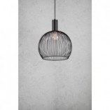 Lampa wisząca czarna AVER - Design For The People | Loftowa kula