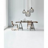 Lampa wisząca czarna AVER - Design For The People | Loftowa kula