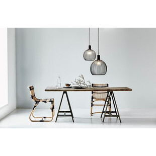 Lampa wisząca czarna AVER - Design For The People | Loftowa kula