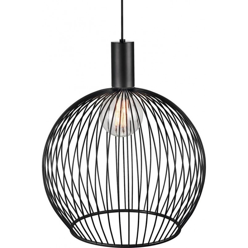 Lampa wisząca czarna AVER - Design For The People | Loftowa