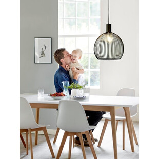 Lampa wisząca czarna AVER - Design For The People | Loftowa