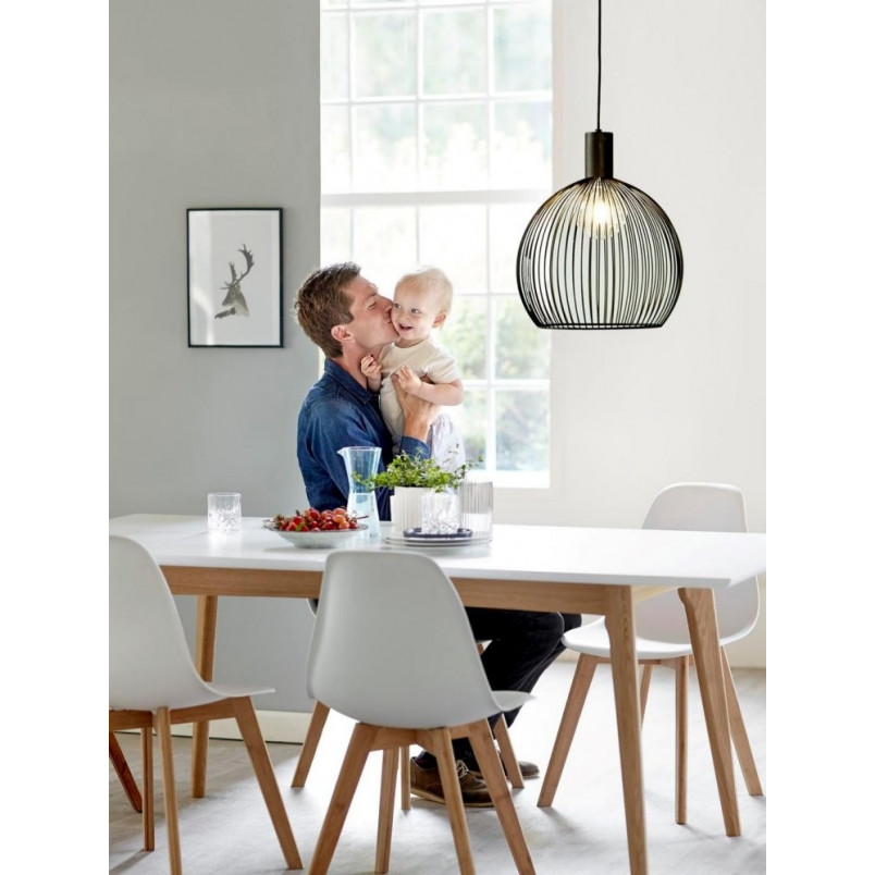 Lampa wisząca czarna AVER - Design For The People | Loftowa