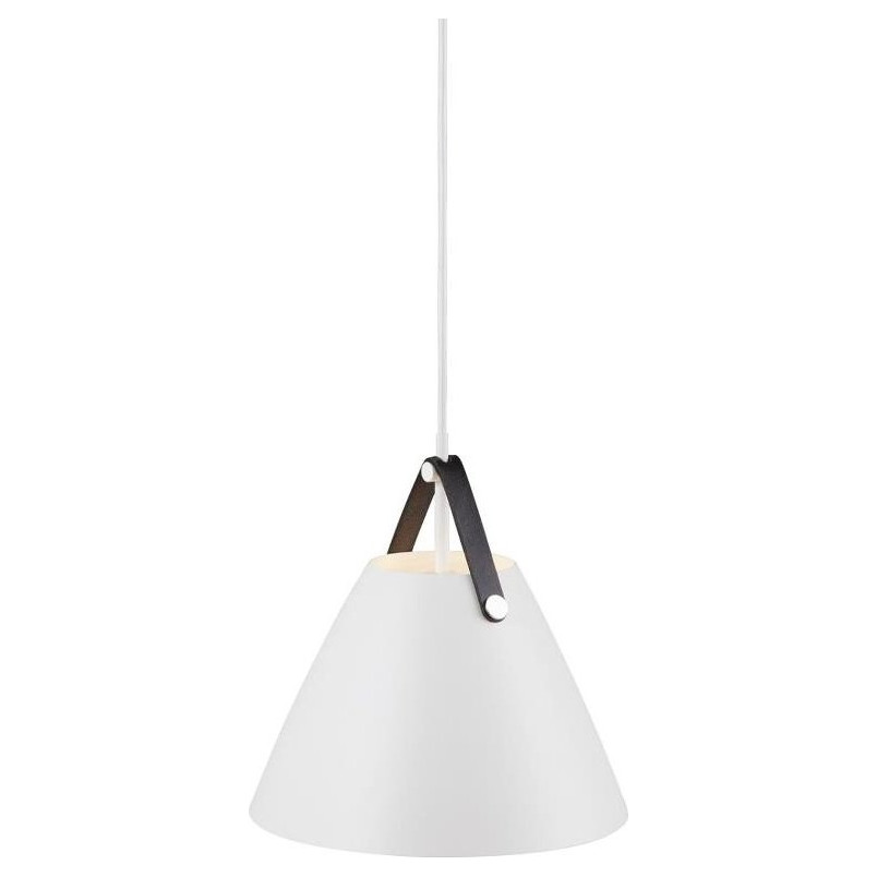 Lampa wisząca Strap biała | Skandynawski design | Design For The People