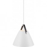 Lampa wisząca Strap biała | Skandynawski design | Design For The People